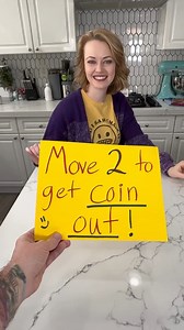 7.1K views · 50 reactions | Move 2 to get coin out  This original video was produced by Jennie and Nick's Brainteasers | Network Media Skits | Facebook