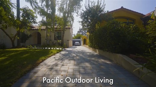 Paver Driveway Enhances the Beauty of Client's Outdoor Space