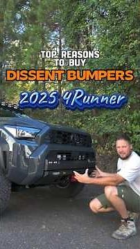 6th Gen Toyota 4Runner - New Front Winch Bumper #6g4runner #4runner #shorts