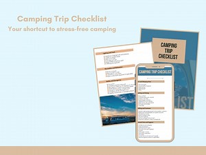 Printable Camping Packing Checklist | A4 PDF Camping Trip Planner | Digital Outdoor Travel List | Camp Essentials Sheet - Etsy