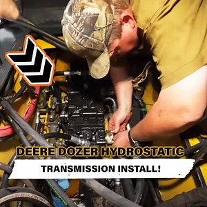 Deere dozer hydrostatic transmission install for the 2nd time | C & C Equipment