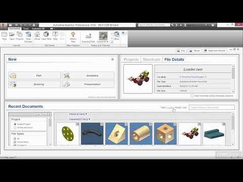 Autodesk Inventor 2016 Tutorial | Getting Started