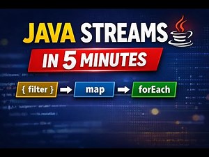 Java Streams Explained in 5 Minutes | filter, map & forEach with Example