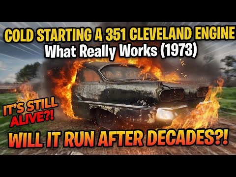 Cold Starting a 351 Cleveland Engine What Really Works (1973)