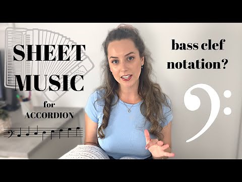 My Accordion SHEET MUSIC Collection & Understanding Bass Clef Notation