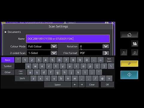 Toshiba MFP - e-BRIDGE Plus Apps - How to movie - 7 e-BRIDGE Plus for SharePoint Online
