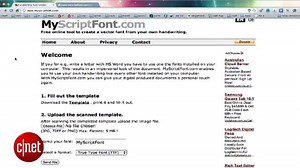 Make a free font from your own handwriting - Video