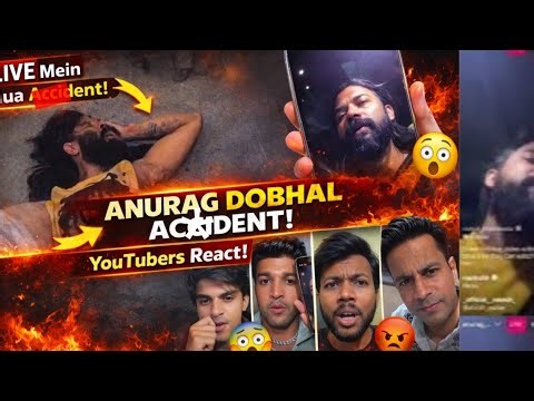UK07 Rider Ac**ent 😱 Big YouTubers Shocked Reaction | Anurag Dobhal News
