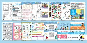 Back to School Activity Pack for K-2nd Grade