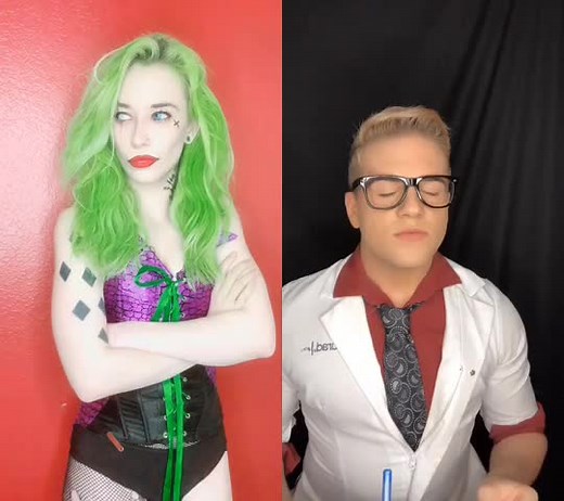 Ms. J, to you #duet with @corynation #joker #ladyj #harleyquinn #cosplay #femalejoker