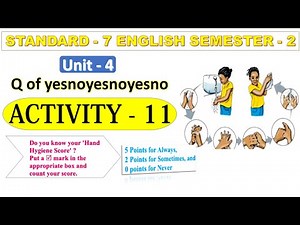 Std 7 english sem 2 unit 4 activity 11