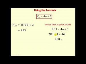 Linear Number Pattern