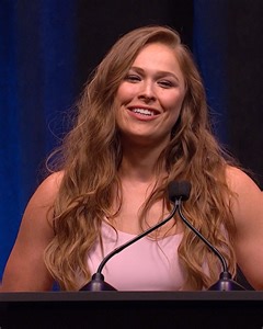 1.9M views · 40K reactions | A female pioneer! Ronda Rousey entered the UFC Hall of Fame! | UFC | Facebook