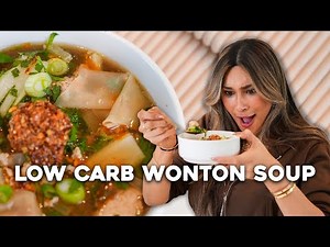 Make Dinner With Me: Easy Low Carb Wonton Soup in 15 Minutes!