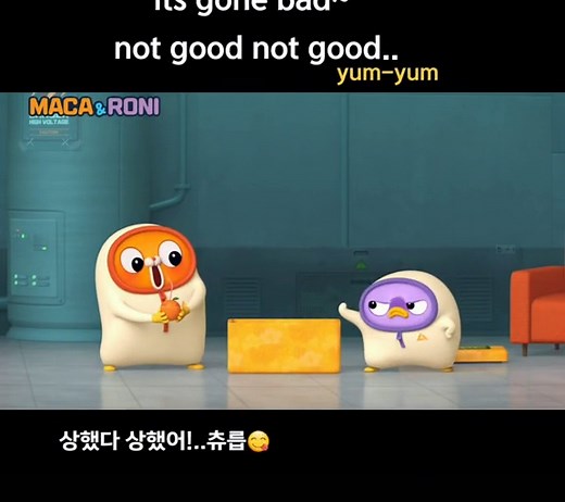 Maca와 Roni의 귀여운 애니메이션 이야기