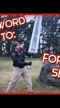 Giant Sword Training: Colossus Swordstyle Forward Slash Basics Tutorial with the Dragonslayer