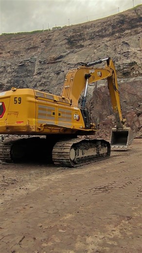 "Laughter is an instant vacation.”..The #caterpillar 395 Excavator...Storm afternoon...