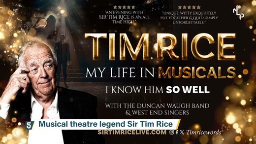 He's the mastermind behind some of the world's most famous songs - but now legendary lyricist and songwriter Sir Tim Rice is heading out on tour. He says "every child should be taught to read music just as they're taught to learn the alphabet". | Channel 5 News