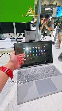 Portable Monitor with Keyboard for Phones! #shorts