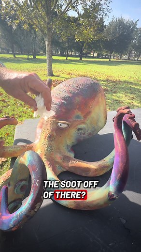 Somedays everything comes together! I couldn’t be happier with the results! #fyp #grateful #raku #madeinaskutt #mkmpotterytools