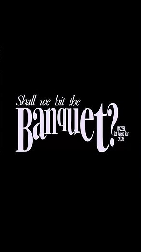 MAZZEL 1st Arena Tour 2026 "Shall we hit the Banquet?" いよいよ明日開宴🔥#MAZZEL_Banquet_Tour #MAZZEL
