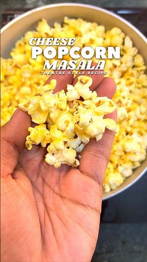 🍿😍 theatre style cheese popcorn masala recipe 😍 #ytshorts #popcorn #masala #homemade #dhurandhar