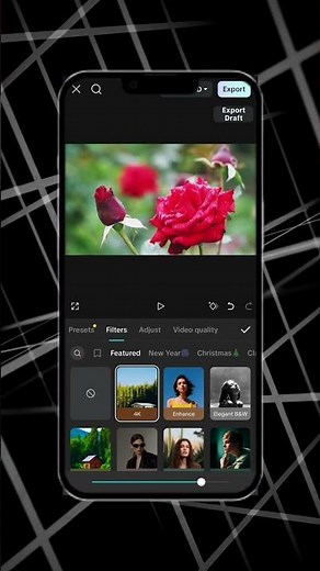 Convert your normal video to 4 k using Cap cut app