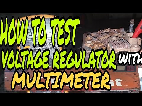 HOW TO TEST ALTERNATOR | VOLTAGE REGULATOR WITH MULTIMETER