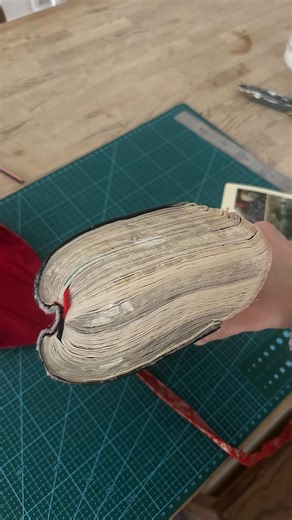 Mein Bible Rebind Endgegner Teil 1/2 #biblerebind #reeloftheday #diy #biblerepair #bible | Ella Photodesign