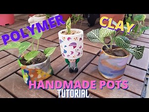 Handmade Polymer Clay Pot Tutorial