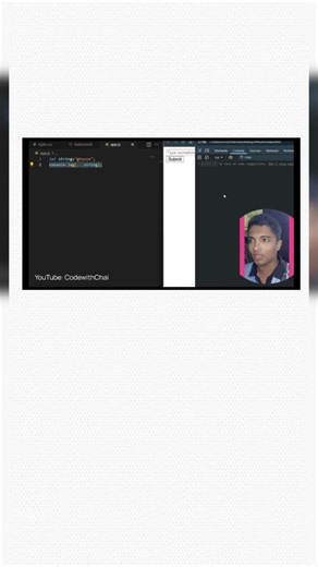 Javascript Hack for beginners #youtube #frontendcourse #codewithchai #coding