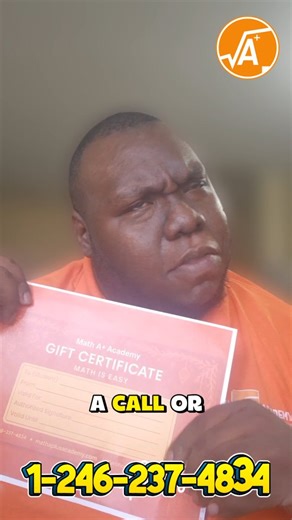Math A+ Academy on Instagram: "🎄✨ Give the Gift That Actually Helps! ✨🎄 Every minute: “What you getting me for Christmas?” …Meanwhile that midterm report ain’t looking too sweet at all, at all, at all 😅 This year, give them the gift that keeps on giving the gift of education. Math A+ Academy is now offering Gift Certificates that can be used toward classes starting in the New Year! Perfect for: 👦🏽 Sons 👧🏽 Daughters 👶🏽 Nieces