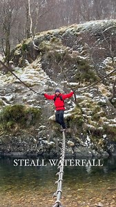 279K views · 2.8K reactions | The UK’s second highest waterfall - Steall Waterfall in Scotland gbsct what an adventure! This one is only just over a mile each way but it’s a great hike with incredible views near Ben Nevis… when the river is lowe realistically you could cross it in wellies but when it’s higher the only way is the cable… which is quite a challenge but well worth it! Enjoy and stay safe 量gbsct #hiking #waterfall #scotland | Sam Culley | Facebook
