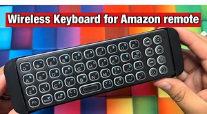 Watch Wireless Keyboard for Amazon remote on Amazon Live