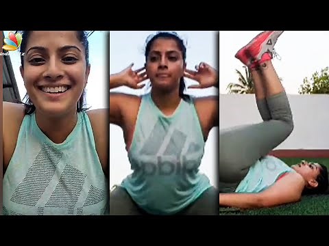 Varalakshmi Sarathkumar Workout @ Her Home | Belly Fat, Weight Loss, Lockdown, #கொரோனா | Cinema News