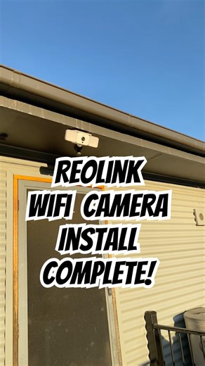 Reolink Solar Floodlight Cam Install Complete! #homelab #project #reolink #cctv #wificamera #youtube