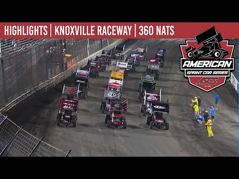 ASCS | American Sprint Car National Series | Knoxville Raceway | August 1, 2025 | HIGHLIGHTS