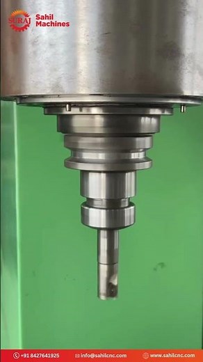 CNC VTL with C-Axis & Live Spindle | High-Speed Drilling 2400 RPM | Turn-Mill | Sahil Machines