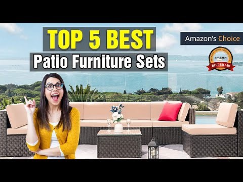 Top 5 Best Patio Furniture Set 2024 Reviews Buyer Guide ✅