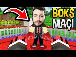 ENES BATUR İLE BOKS MAÇI YAPTIM! 😱 - Minecraft