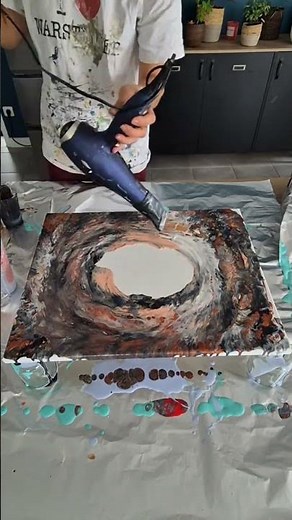 SATISFYING CREATIVE ART THAT AT ANOTHER LEVEL || ACRYLIC POURING || ABSTRAC PAINTING#acrilyc