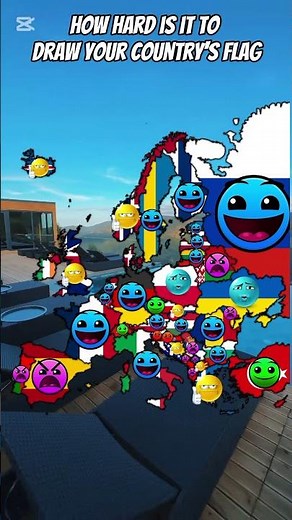 How Hard is it to draw your Country's Flag #map #geography #maps #mapping