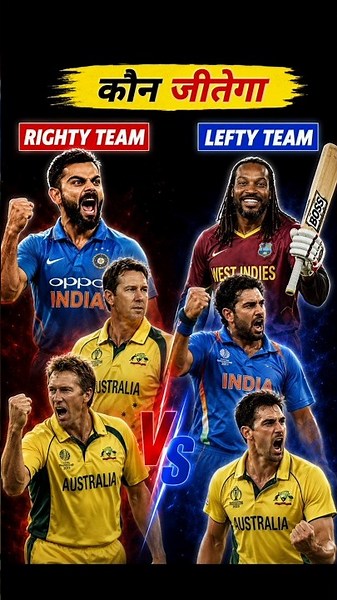 All Time ODI Lefty vs Righty Team 🔥