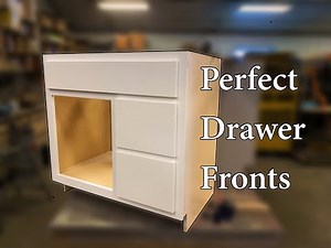 How to install perfect drawer fronts.