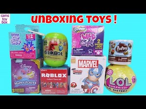 Disney LOL Surprise TOYS Roblox StickBot Marvel Poopeez Unboxing Fun Kids