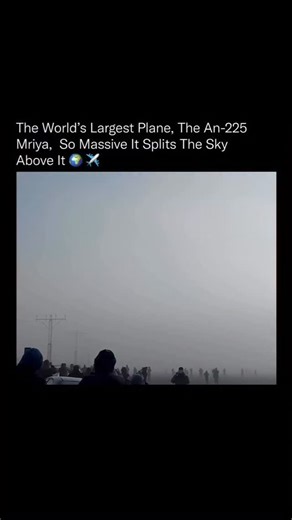 REACHX on Instagram: "When a plane is so big the clouds move out of its way… you know you’re witnessing the An-225 Mriya. 👀✈️ The Antonov An-225 wasn’t just an aircraft, it was the largest flying machine ever built. With a wingspan wider than a football field and a maximum takeoff weight of 640 tons, it was engineered to do what no other plane could, carry spacecraft, massive generators, and humanitarian aid across continents. Originally designed to transport the Soviet Buran space shuttle, its
