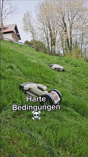 Allrad Test: Luba VS Ambrogio 4WD am Steilhang. Kabellose GPS Mähroboter im Vergleich, by ROBOSCHAF