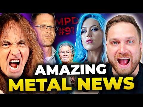 IRON MAIDEN debate, JASON NEWSTED's secret battle, ALISSA WHITE-GLUZ in DRAGONFORCE & more | MPD91