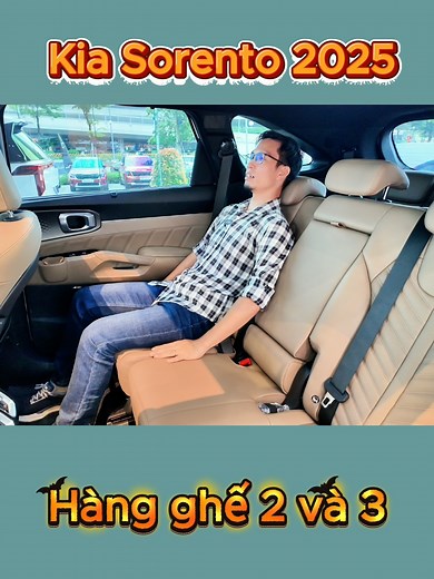 Trải nghiệm khoang 2 và 3 của Kia Sorento 2025 phiên bản máy dầu cao cấp nhất có ok không #Oneshotreview #kia #kiasorento | OneShot Review