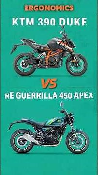 Guerrilla 450 vs KTM 390 Duke: Which is more comfortable?